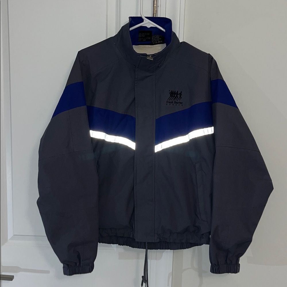 Frank Shorter Reflective Marathon Running Waterproof Gore Tex Goretex Jacket M